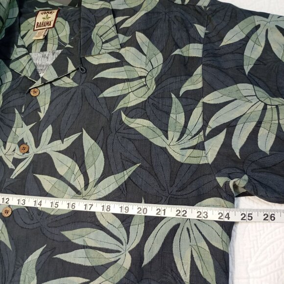 Tommy Bahama Mens Silk Hawaiian Shirt Size L Floral Tropic - Picture 7 of 7